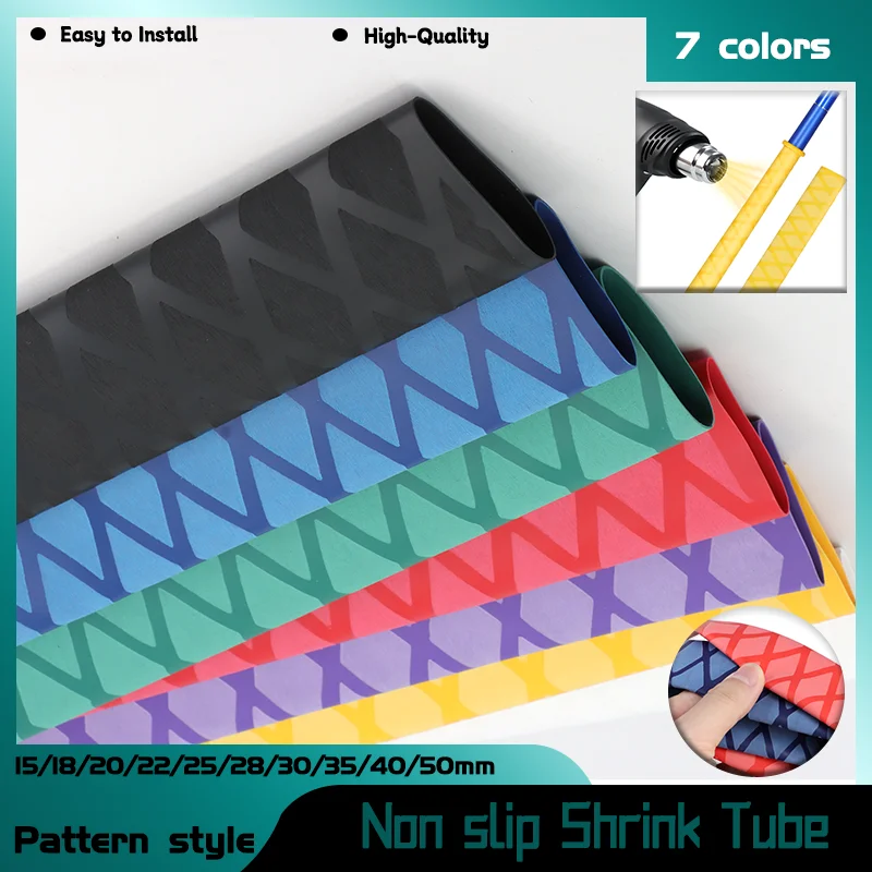 

Fishing Rod Shrink Wrap Bicycle Handle Bar Racket Grip Waterproof Wrap Fishing Rod Case Cover 1/3/5pc Non Slip Heat Shrink Tube