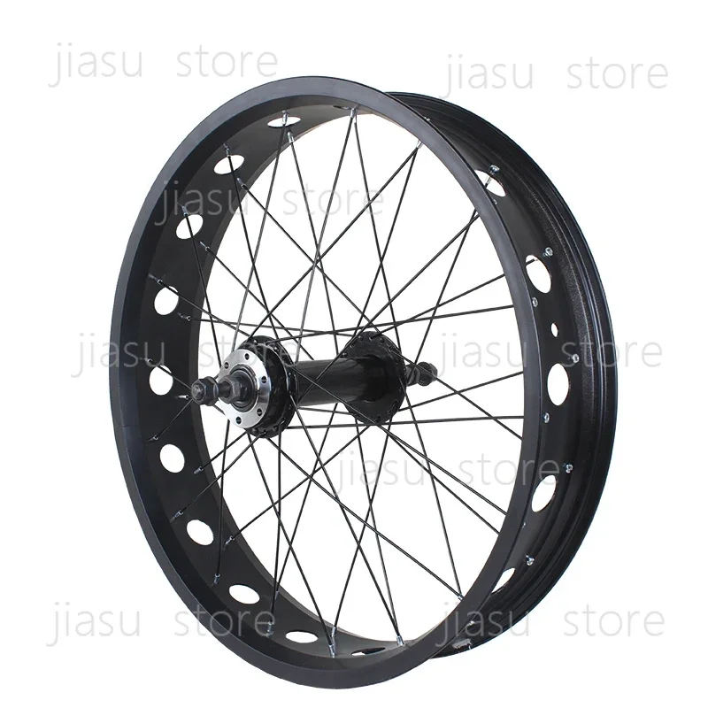 20/24/26 Inch Wide Tire Snowmobile Bicycle Front Rear Wheels for Winter Off-Road Riding