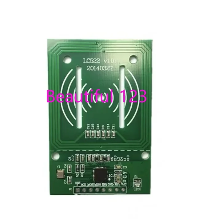 Módulo de inducción de tarjeta IC de radiofrecuencia 522 RFID, lector de tarjetas, módulo de llave de respuesta de tarjeta de Control de acceso 522