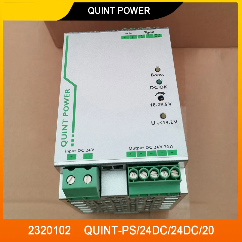 New For Phoenix 2320102 QUINT-PS/24DC/24DC/20 QUINT POWER DC/DC Converter 24VDC/20A High Quality Fast Ship