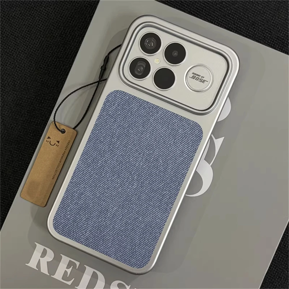 Modische Schutzhülle aus Leinenfaser mit magnetischer Hartschale für Xiaomi Mi 17 Pro Max POCO F9 F8 Ultra, kabelloses Laden, schlanke Hartschale – Detail 7