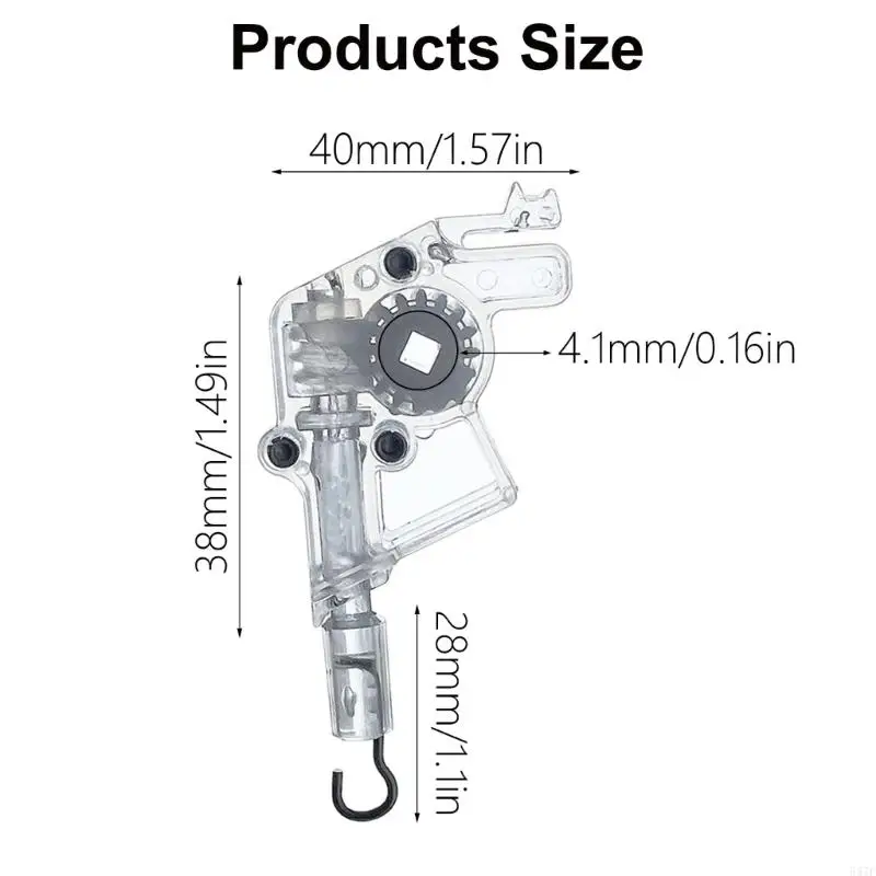 587F 1-1/2INX2-1/4 "ヘッドレールウィンドウトリートメントツールローレールブラインド用