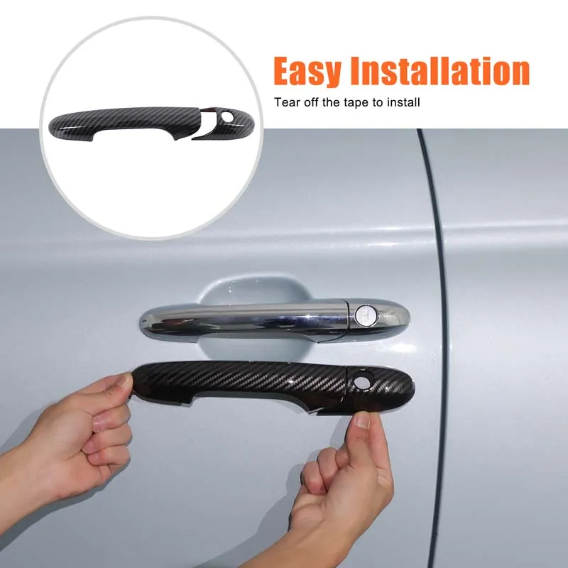 

For Fiat 500 Accessories 2007-2025 Car Exterior Door Handle Decorative Cover Handle Trim Cover Car Accessories