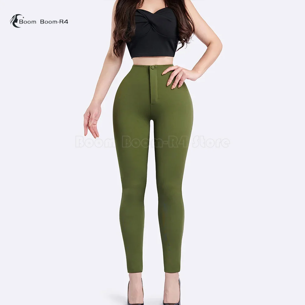High Waisted Skinny Leg Pants for Women Tummy Control Push Up Butt Gym Pants Casual Leggings Yoga Soft Stretch Comfy Trousers