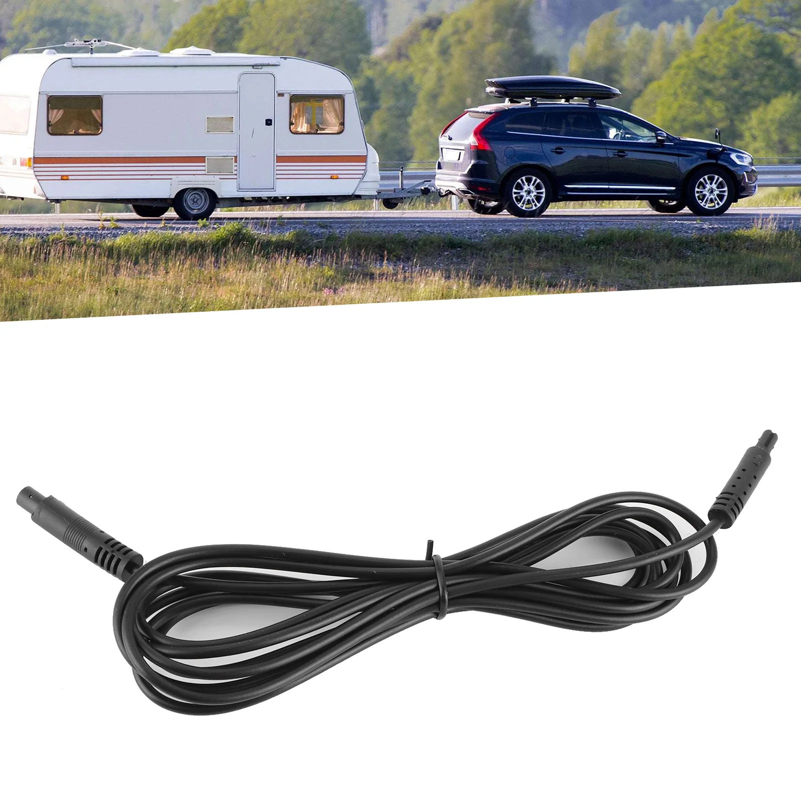 

2.5m 4Pin Car Dash Cam Extension Cable Rear View Backup Camera Wire For 12V 24V Truck Camper Trailer