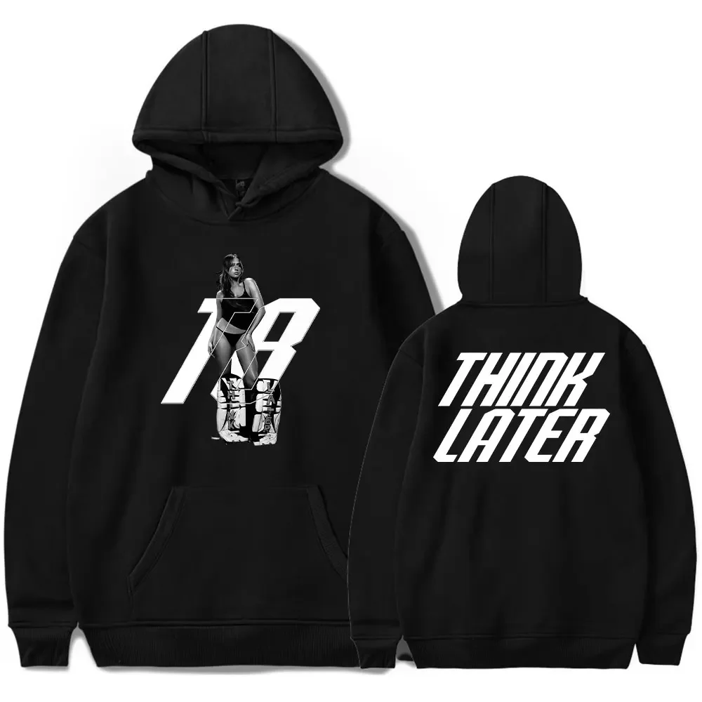 

Tate McRae Think Later Hoodies Album Tour Merch Winter Women/Men Fashion Casual Long Sleeve Sweatshirts Harajuku Tracksuit