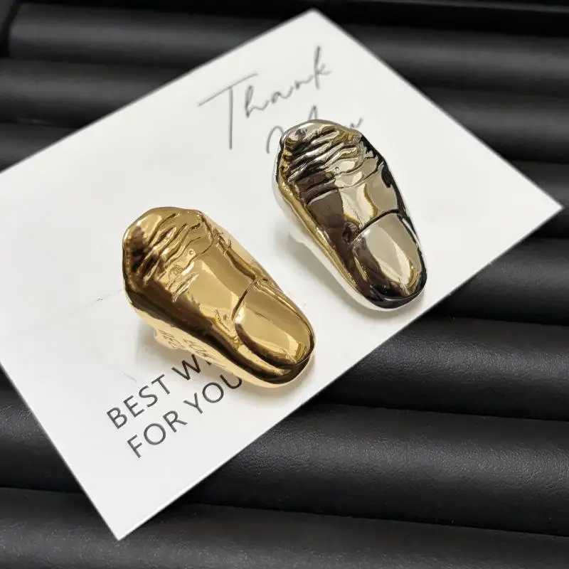 Full Finger Knuckle Ring with Artful Irregular Texture for a Unique Hip-Hop Fashion Edge