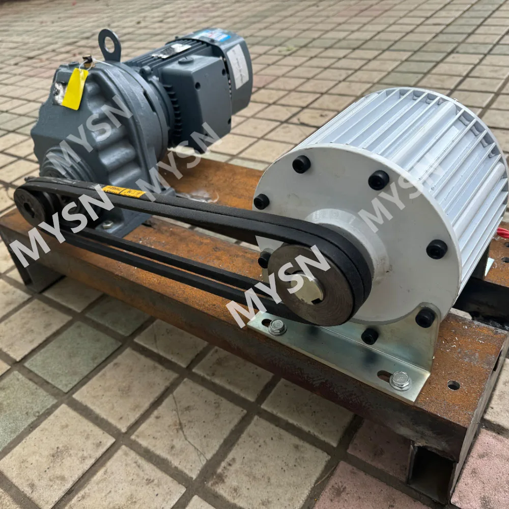 30KW Permanent Magnet Generator 220V 230V 380V 300 RPM Electric Generator 30000W Alternator Quiet Generator With Driving Motor