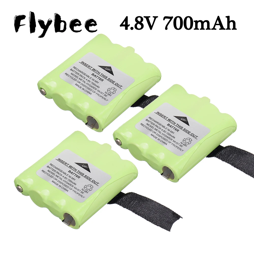 

BATT6R 4.8V 700MAH NI-MH BATT6R BATT-6R Rechargeable Battery For Midland LXT-276 LXT-320 LXT-420 LXT Series 2 Way Radios Battery