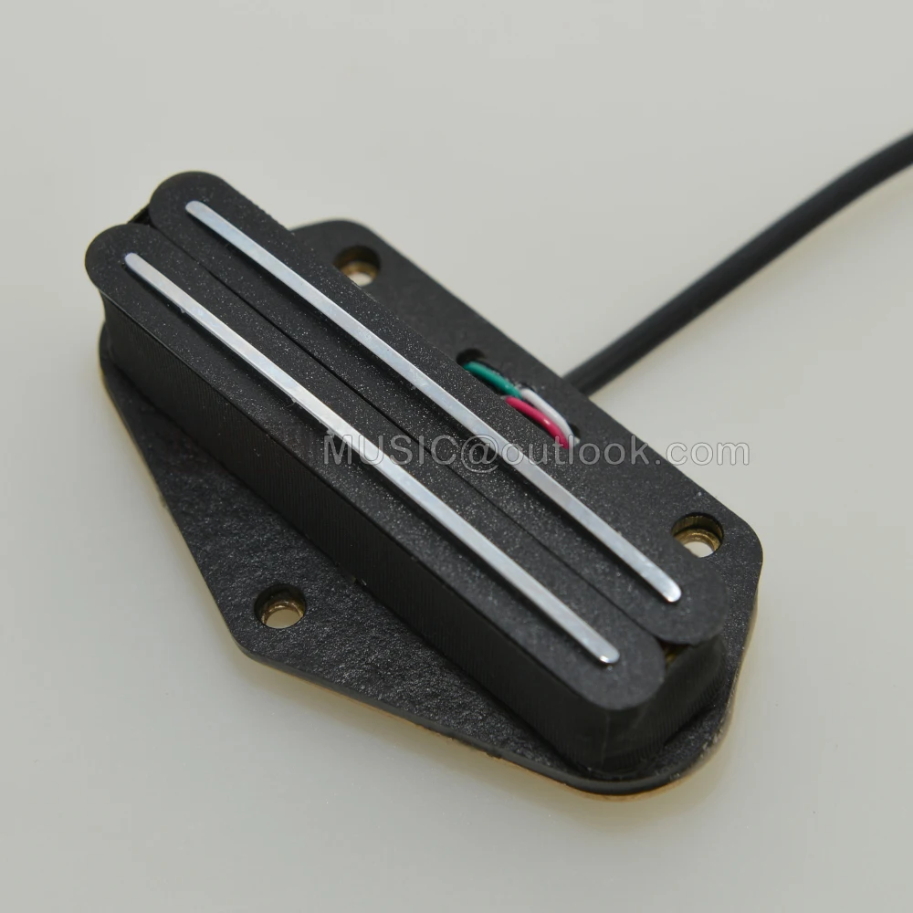 Alnico 5 captador de guitarra quente duplo trilhos captador mini humbucker ponte captador 6k 9k 13k apto para guitarra tlcaster