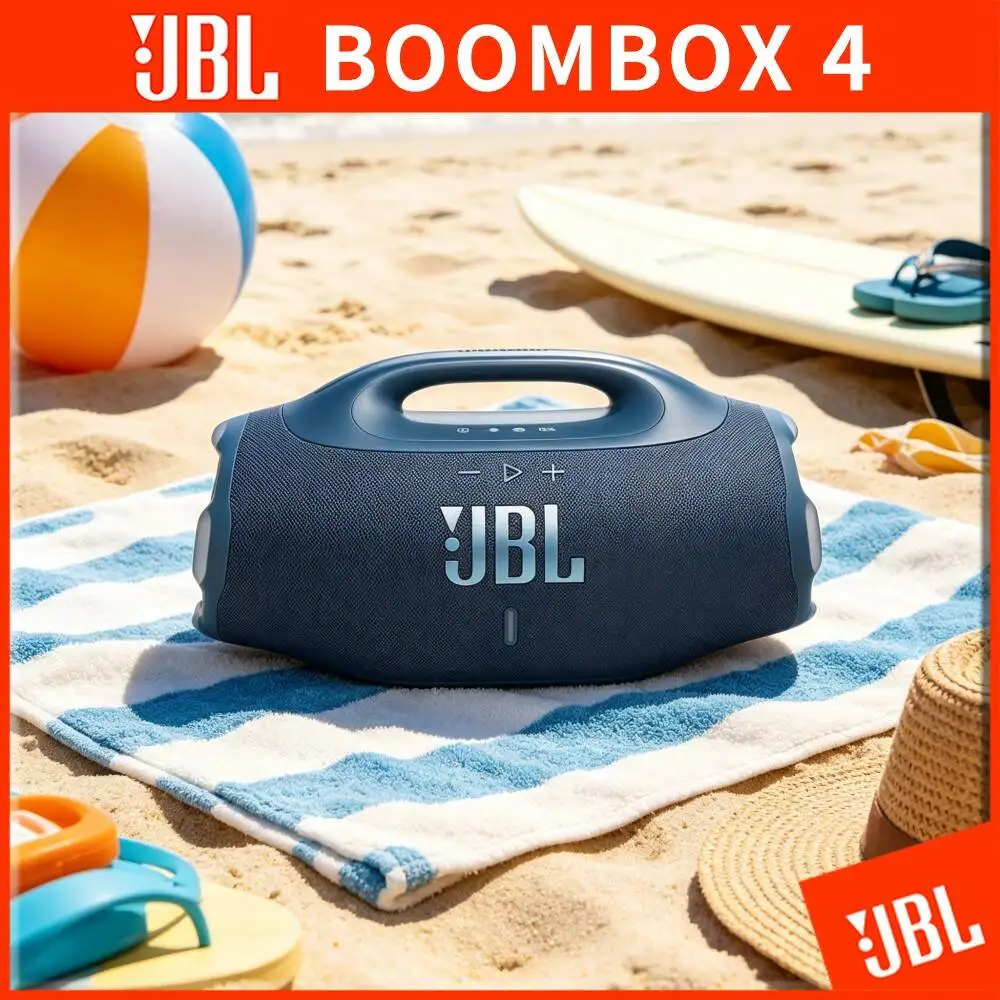 JBL BOOMBOX4 Deep Bass Outdoor Bluetooth Speaker 24H Playtime Built-in Power Bank IP67 Dust And Water Resistant