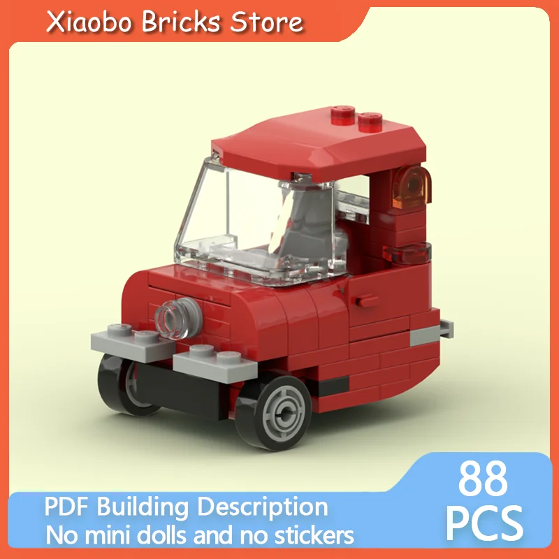 

Конструктор Movie City Car Model MOC: Модульная модель автомобиля P50 с шириной 5 Stud, технологичный подарок, набор для сборки, детские игрушки