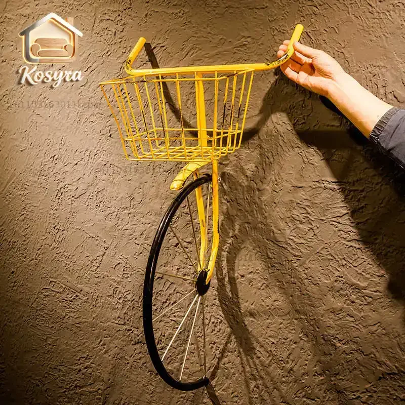 Retro Creative Industrial Wall Nostalgic Wall Hanging Axle Surface Rust Barbecue Shop Restaurant Bar Background Wall Decoration