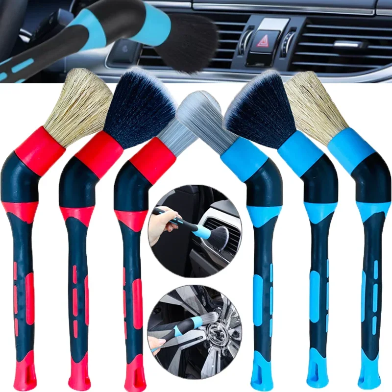 

Car Interior Detail Elbow Sweeping Cleaning Brush Auto Dashboard Air Outlet Vents Brushes Cleanings Tools Accessories