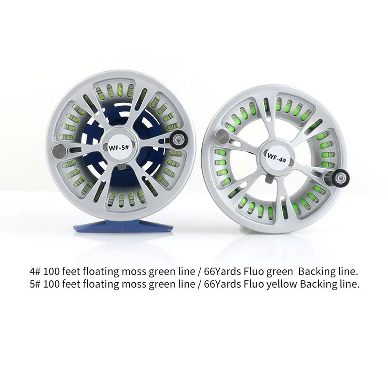 FJORD Crappie Fly Fishing Reel Fly Wheel CNC Machined High Quality Double Entangled Line Equipped With Two Different Line Number