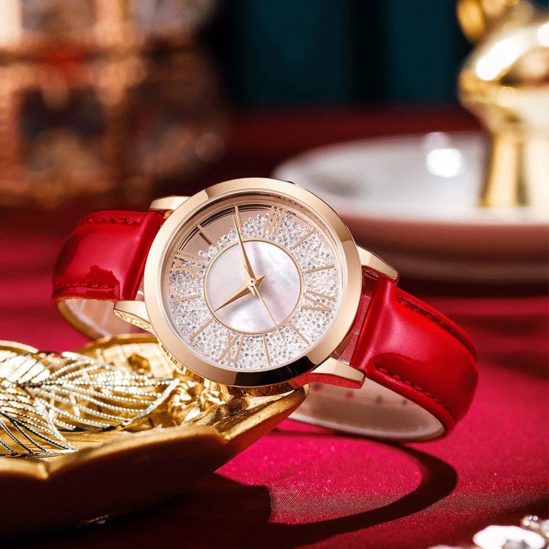 Retro Women's Watch Simple Luxury Brand Watch Student High Quality Elegant Ladies Quartz Waterproof Watch Women's Gift