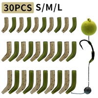 30pcs/lot Carp Fishing Hook D Rig Kickers Kickers Hook Line Aligners Sleeve Rigs Fishing Tackle Accessories End Terminal Tackle