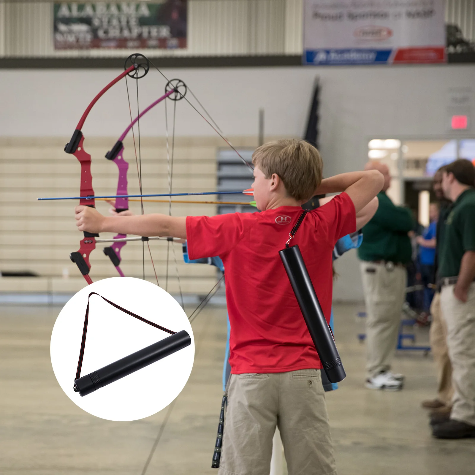 

Premium Retractable Arrow 93Cm Telescopic Archery Bag Durable Arrow Holder For Accessories Hunting Gear