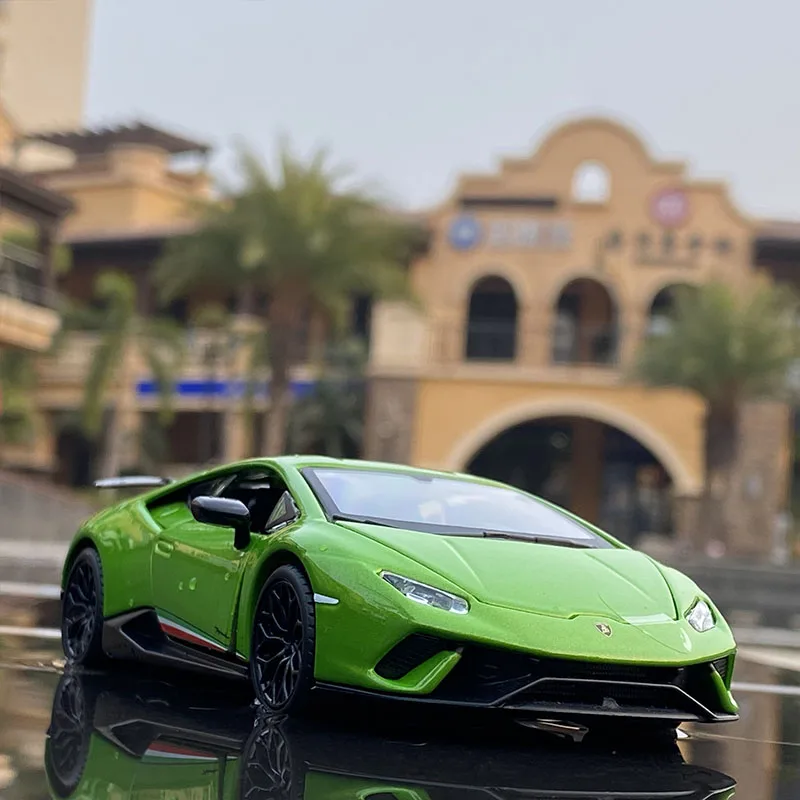 

Bburago 1:32 Lamborghini Huracan Performante Alloy Car Model Diecasts Metal Simulation Sound And Light Collection Kids Toy Gifts