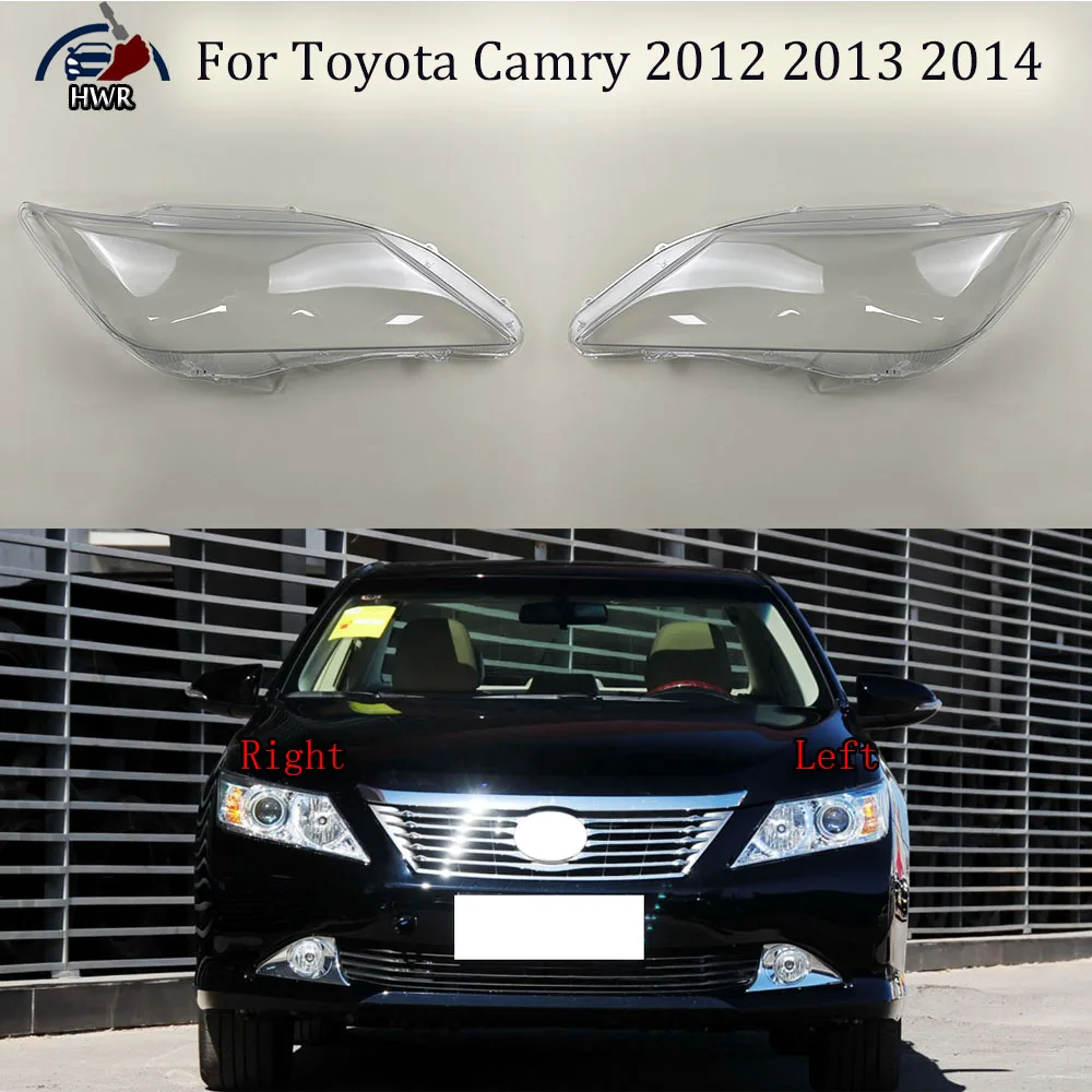 

For Toyota Camry 2012 2013 2014 Headlamp Lamp Shell Transparent Mask Headlight Cover Lens Plexiglass Replace Original Lampshade