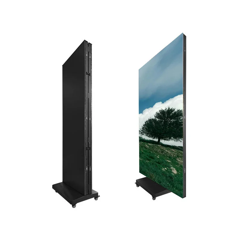 Customizable Manufacturer Direct Sale High Brightness Standing Led Poster Screen Customizable Digital Advertising Poster Led Scr