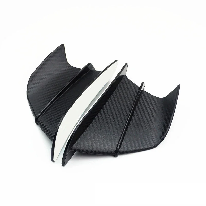 รถจักรยานยนต์ Universal Winglet Fairing Racing Wing ชุดสปอยเลอร์สําหรับ BMW R1200GS R1250GS LC S1000R RR YAMAHA R1 R3 SUZUKI DUCATI