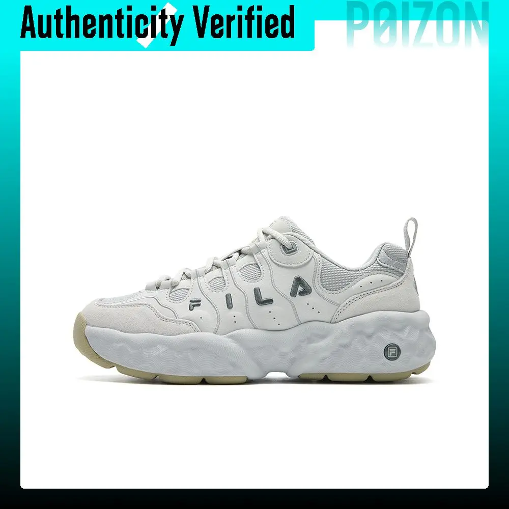 FILA MUFFIN Cushioning Abrasion Resistant Breathable Lightweight Low top Casual Shoes Men's Gray F12M541145FGA