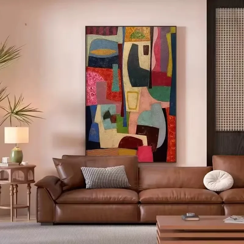 Picasso Style Poster Prints Colorful Geometric Abstraction Canvas Painting Wall Art Picture for Living Room Home Decor Cuadros