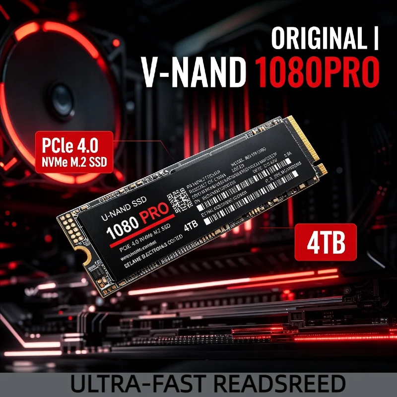 M.2 Nvme 4Tb Pcie 4.0 Ssd - Оригинальный высокоскоростной твердотельный накопитель 1080PRO M.2