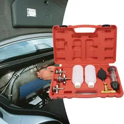 CO2 Leak Detector Tool Kits with 3 Bayonet Adapters with Carry Box Combustion Leak Test Cooling System Tester Head Gasket Tester