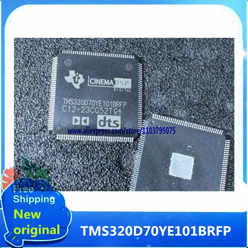 

1 шт./лот TMS320D70YE101BRFP QFP144 100% новый оригинал