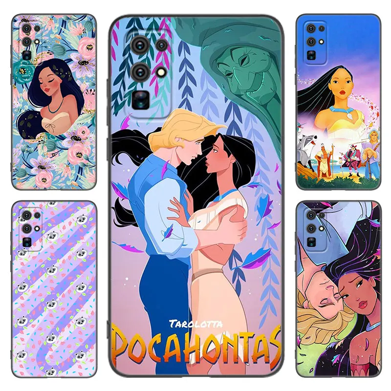 Disney Pocahontas Black Phone Case For Honor 9 50 SE 90 Lite 20 Y7 Pro Y6 Y9 Prime 9i 9X X7 X7A X8 X8A X9 X50i Y5 2018 2019