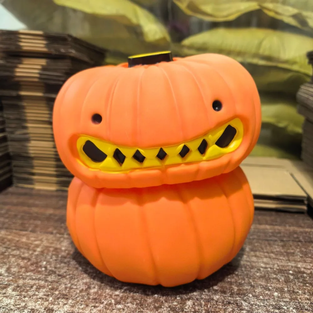 

Halloween Pumpkinn Tissue Box Gnash Decorative Pumpkin Paper Storage Box Model Toy Cartoon Pumpkin Ornament Decoration