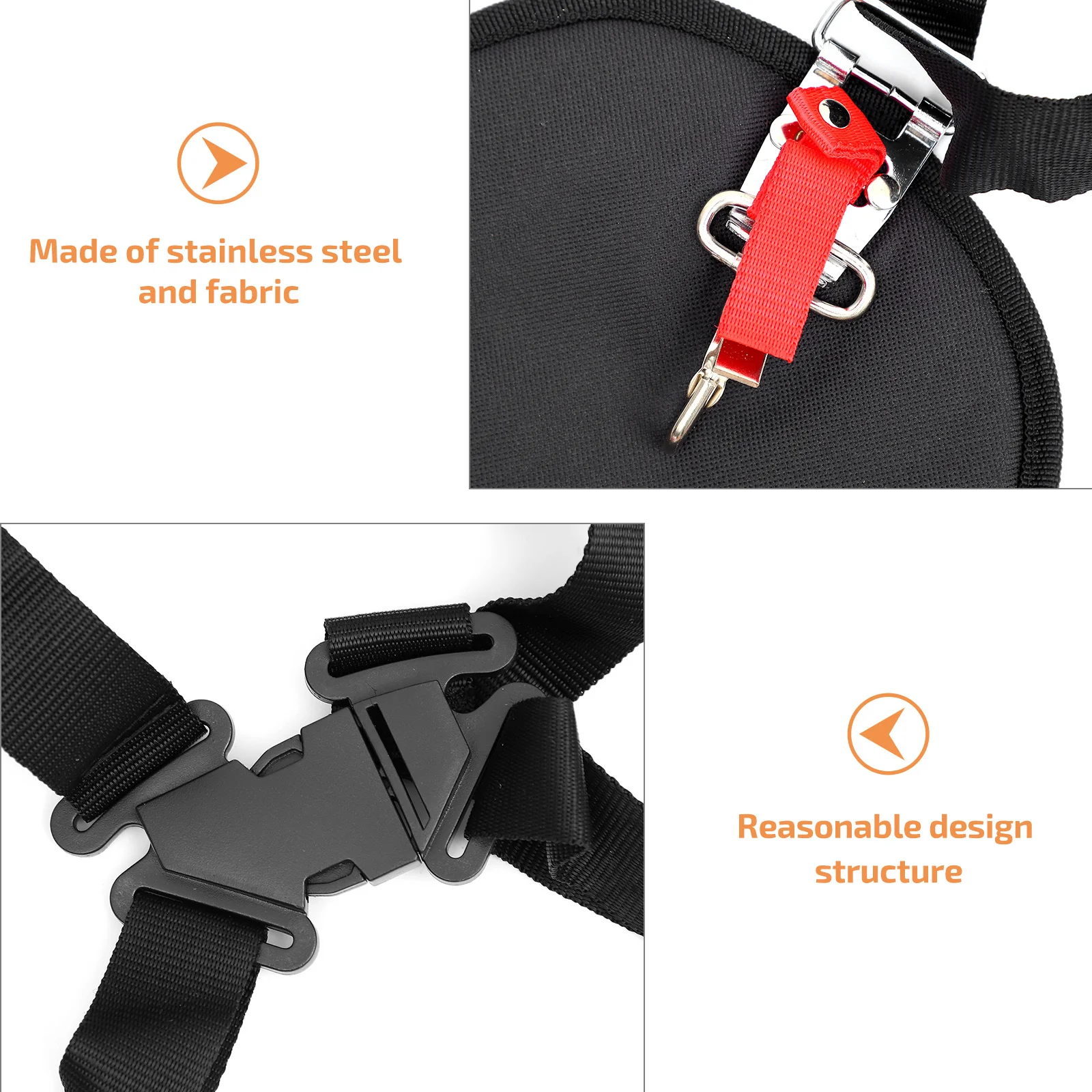 

Universal Double-Shoulder Padded Strap for Lawnmower Trimmer Grass Garden Tool Belt Adjustable Soft Support for Family