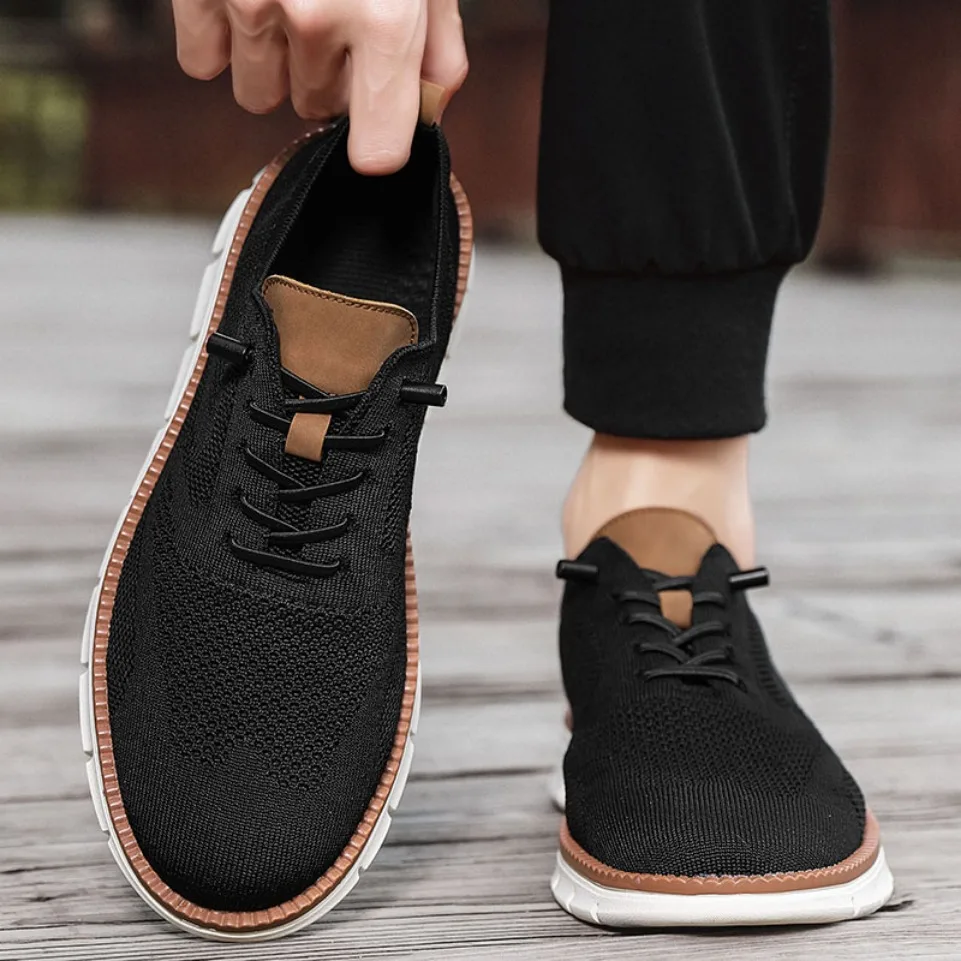 2024 Lightweight Breathable Male Casual Sneakers Anti-Slip Men's Flats Outdoor Walking Shoes For Men Size 46