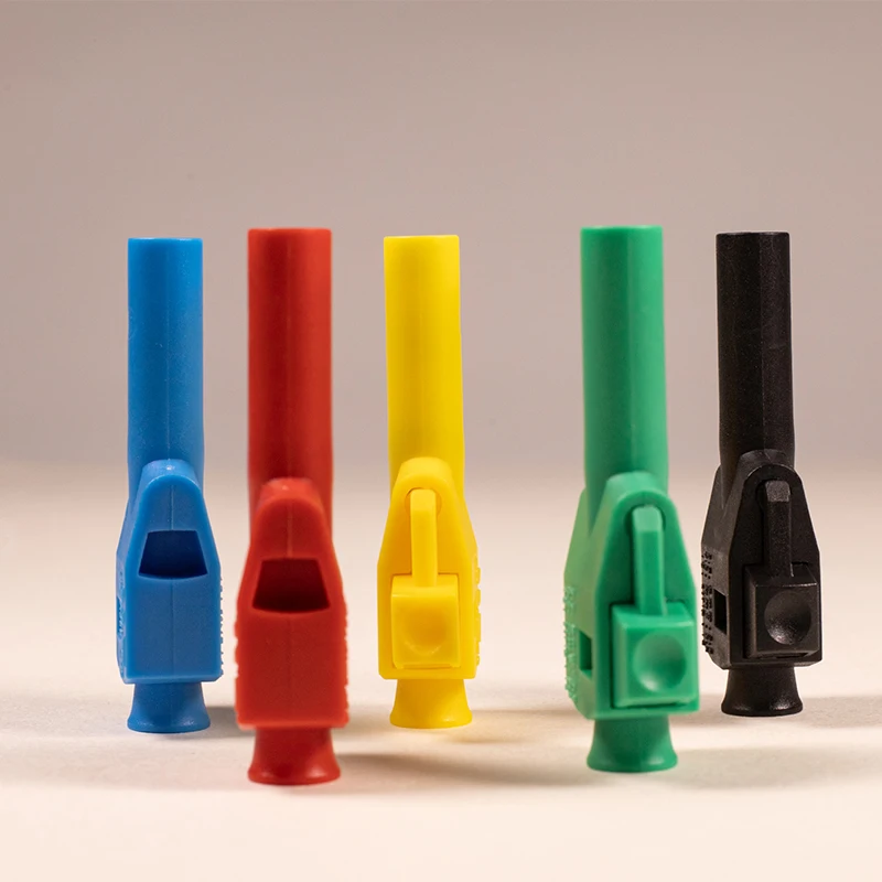Multimeter-Messleitungen, Schnellverbindungsstecker, 4 mm Pistole, Laternenkopf, schweißfreie Verkabelung, Buchse, hohe Qualität, kein Multimeter-Anschluss – Detail 5