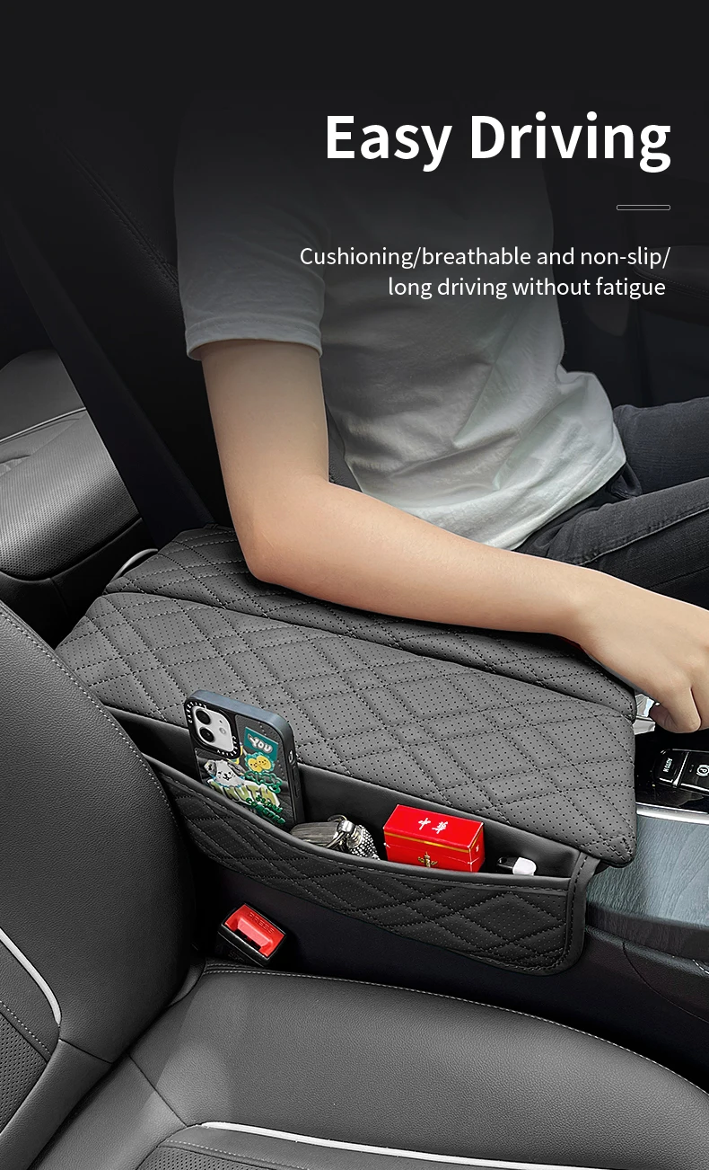 Car Central Armrest Pad For BMW G30 G38 G32 6GT 2018-2023 LHD Auto Center Console Arm Rest Box Cover Mat Protective Accessories