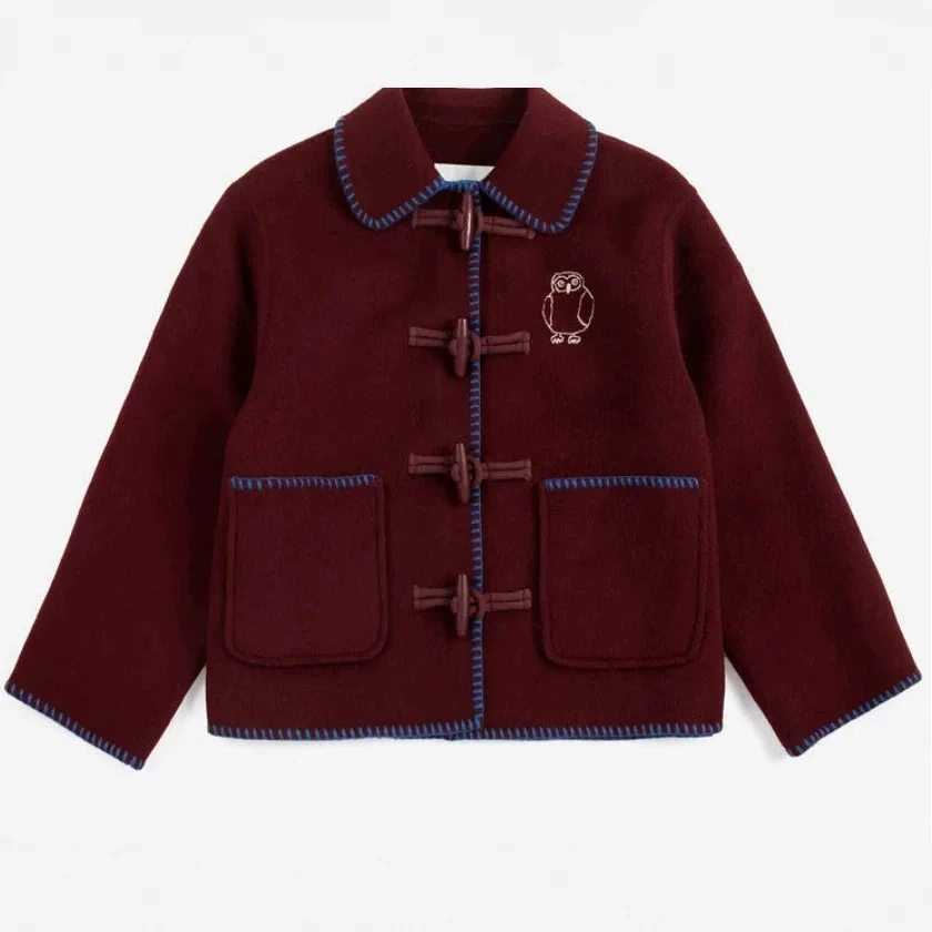 Boys Clothes  2026 New Winter Toddler Girls Sweatshirts and Pants Cotton Fleece Coats Cartoon Jacket Warm Top Children Outwear