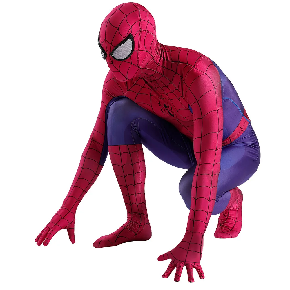 Spandex Spiderman Cosplay para crianças e adultos, Peter Parker, Super-heróis, Fatos Zentai, Halloween, 1994