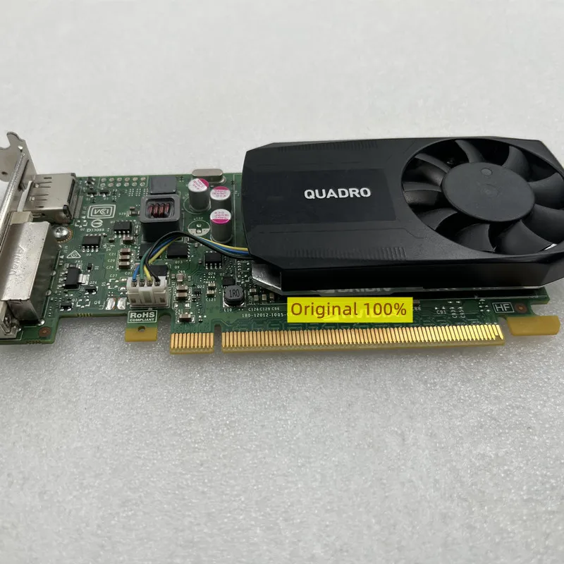 Original Quadro K620 2GB Professional Graphics Card For CAD Graphic Design 3D Video Editing Modeling Rendering