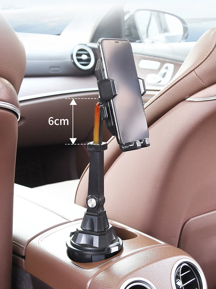 Adjustable Car Cup Holder Cellphone Mount Stand Universal Car Water Cup Holder Mobile Cell Phone Bracket Support For Iphone 13