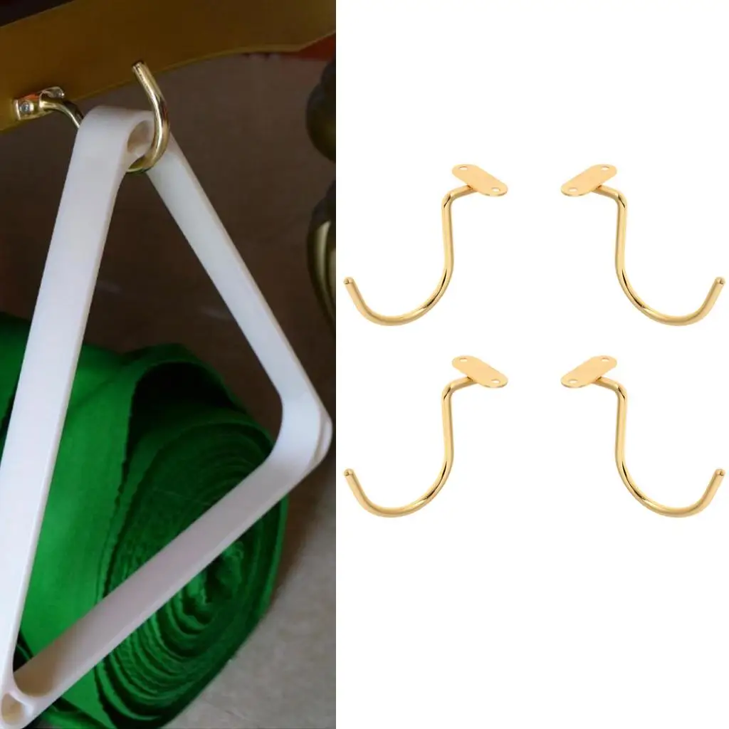 

Pool Table Copper Hook Brass Billiard Rack Hanger Pool Cue Holder Accessories for Billiard Table Storage