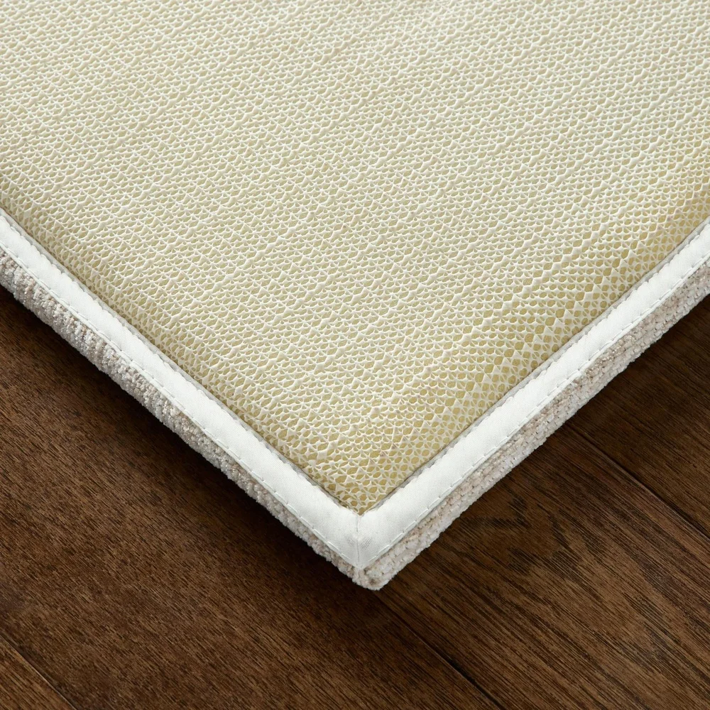 Ergonomic Anti-Fatigue Chenille Kitchen Comfort Mat Non-Slip Backing Easy Clean Indoor Use 20x34 Inch Rectangular Mat