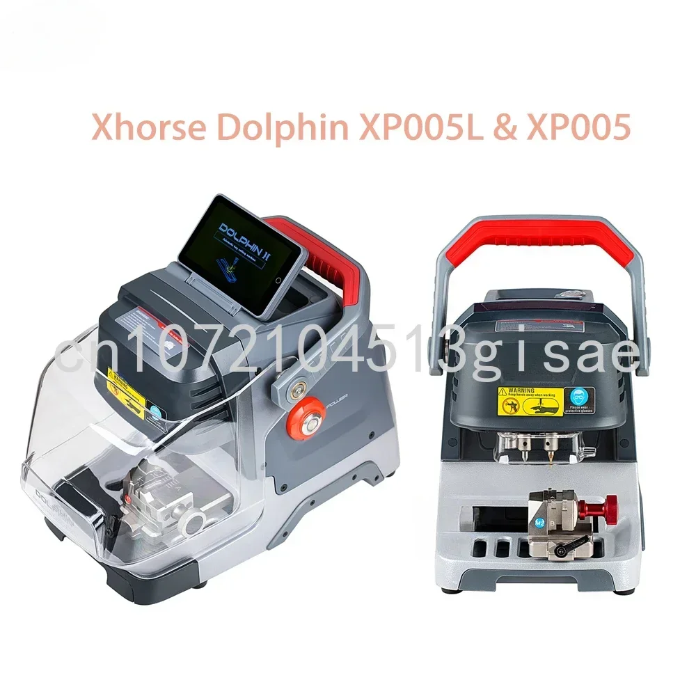 2023 XHORSE DOLPHIN II XP-005L XP005 AUTOMATIC PORTABLE KEY CUTTING MACHINE WITH ADJUSTABLE SCREEN CAR KEY CUTTING