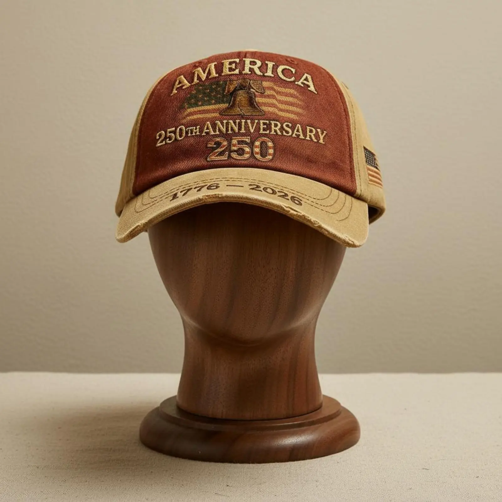 

United States 250th Anniversary Cap Adjustable Fit United States 250th Anniversary Hat Headwear Breathable Material Stylish