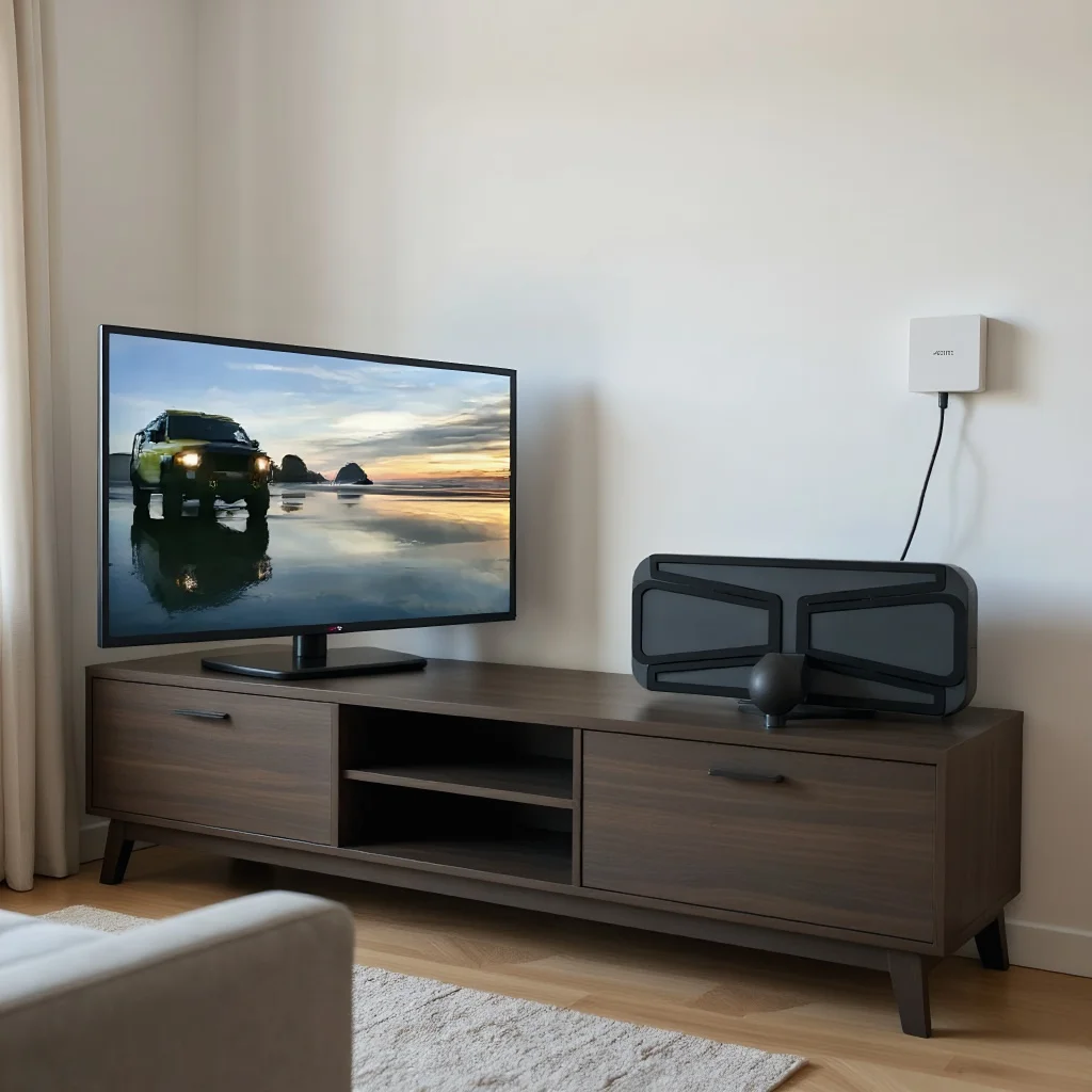 

Цифровая ТВ-антенна 8K High Gain HDTV DTV Box с усилителем 3600 миль, активная комнатная антенна – плоский дизайн HD для приема телевизионных сигналов