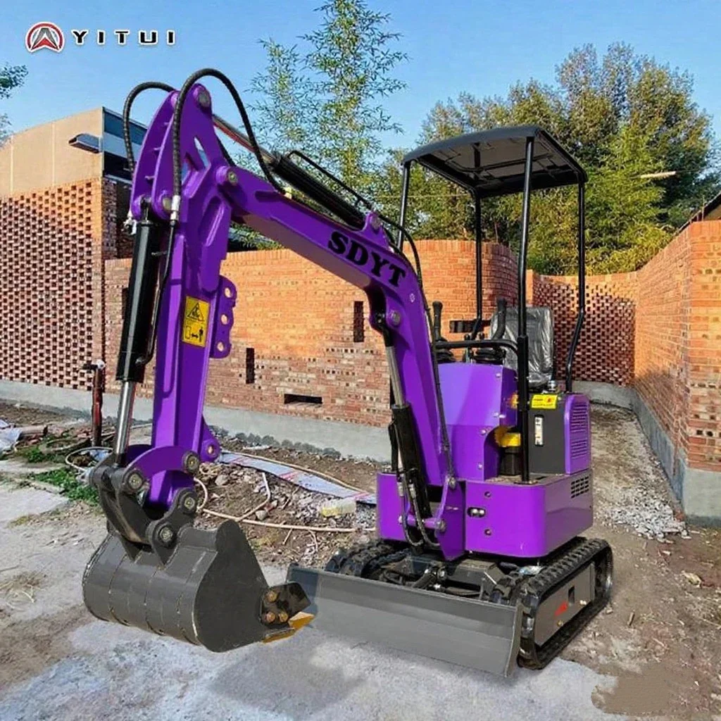 Miniexcavadora sobre orugas personalizada con motor Kubota, miniexcavadora CE Epa Euro 5, precio especial de fábrica de China, 1,5 toneladas