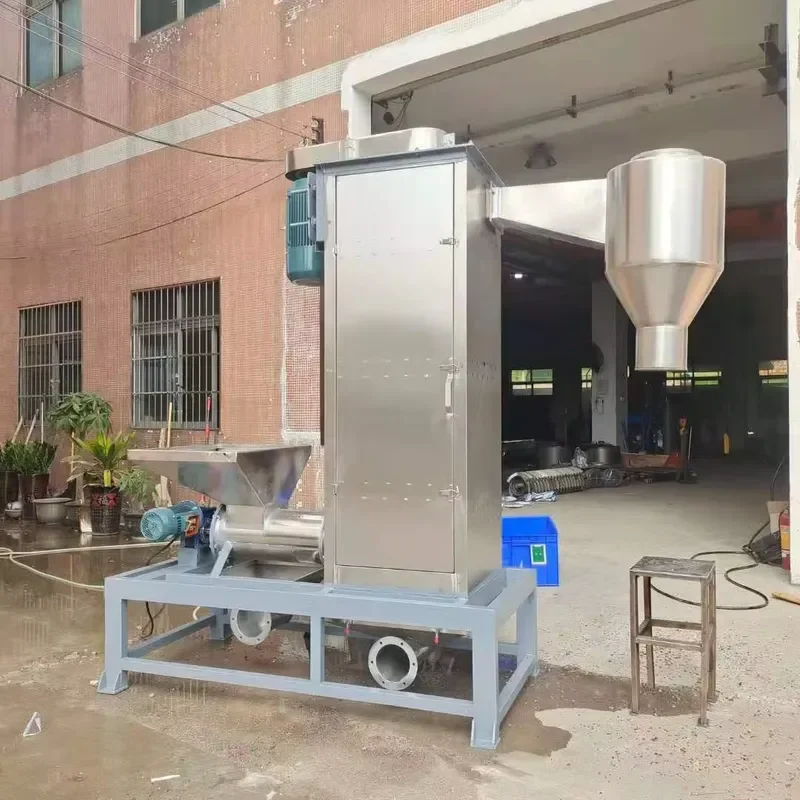 Vertical waste plastic film centrifugal dehydration dryer PP PE pet cleaning dehydrator dryer