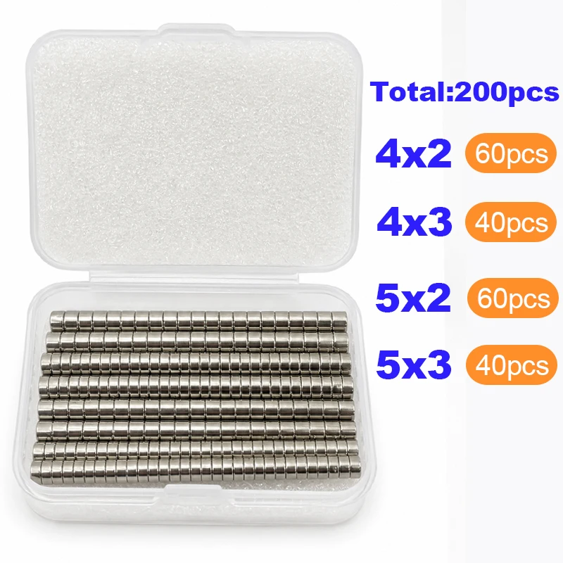 3D-Druckwerkzeug-Set für Bambu Lab Mini-Magnete, N35 NdFeB permanente, starke, runde Magnete für 3D-Drucker-DIY-Teile