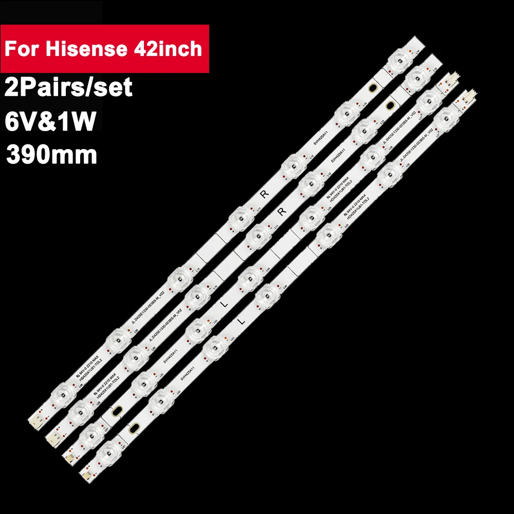 

10Set/40pcs 42'' LED Backlight Strip for Hisense 42inch 7+7led SVH425A11 43R6E3 43H6G 43R6090G 43H6570G 43A603AMV HD425X1U81T0L2